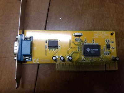  Sunix - scheda SERIALE PCI, 1 porta seriale RS-232, basso profilo- - Immagine 1 di 4
