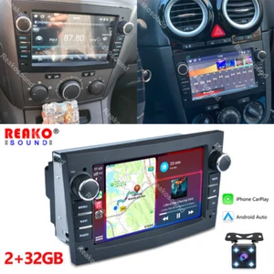 Apple Carplay 7" Car Stereo Radio Nav BT WiFi For Vauxhall Corsa C/D Antara+Cam - Picture 1 of 14