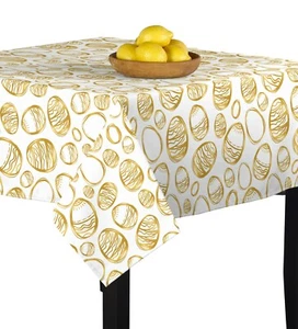 Goldene Ostereier Signatur Quadratische Tischdecke verschiedene Größen - Bild 1 von 1