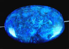 G06644 25x18x7mm Lake Blue Crazy Lace Agate Oval Pendant Bead