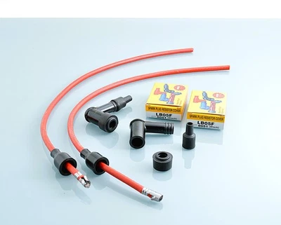 BMW R100 R45 R65 R80 Zündkabel Beru Silikon Rot Cafe Racer Custom Old School - Bild 1 von 4