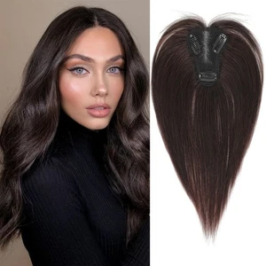 Middle Part Synthetic Hair Bangs Fringe Hair Pieces Increase Hair Volume - Picture 1 of 19