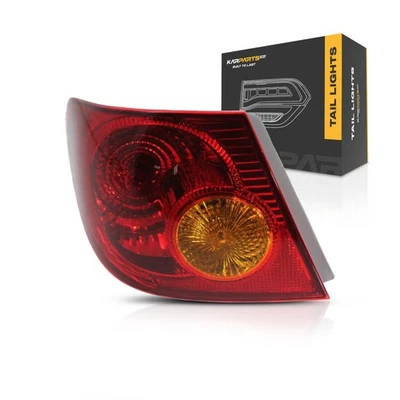 Luz trasera para Toyota Corolla 2003 2004 lado del conductor certificado DOT con bombillas Foto 1 de 4