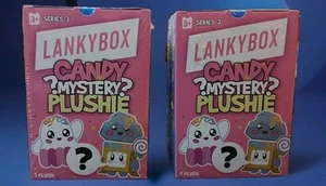 NEW Sealed Lot of 2 LANKYBOX Candy Mystery Plushie Box Surprise Random Plush  - Picture 1 of 5