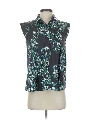 Женская зеленая блузка без рукавов ZAC Zac Posen 4 - Изображение 1 из 4