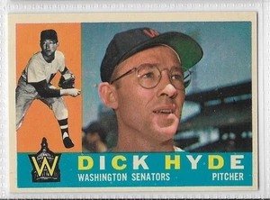 1960 Topps #193 Dick Hyde Washington Senators EX-EXMINT ***kostenloser Versand*** - Bild 1 von 2