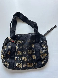 Vintage Harajuku Lovers Bag Small Canvas Graffiti/brass Knuckle Handbag Y2K - Picture 1 of 9