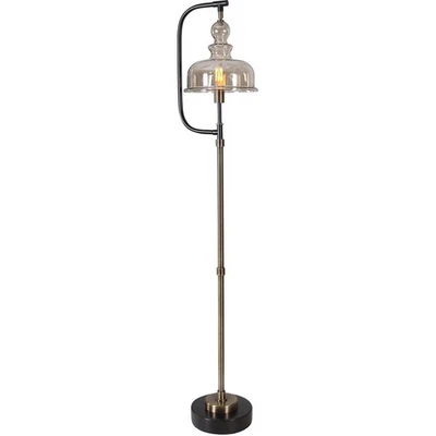 Lámpara de pie portátil Uttermost 28193-1 Elieser 69 pulgadas 60 vatios Foto 1 de 4