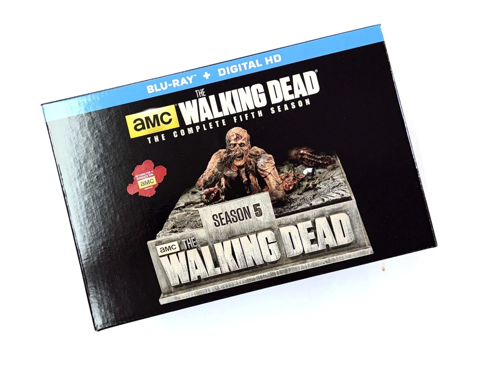 Walking Dead Season 5 Limited Edition Asphalt Walker BluRay Set Brand New RARE!! - Image 1 of 4