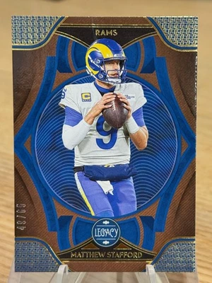 2022 帕尼尼 Legacy Dare to Tear Matthew Stafford 未拆装 - 公羊队外壳命中 /65 — 第 1/2 张图片