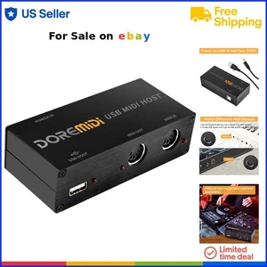 USB MIDI Interface 1-in 1-out High Speed MIDI Converter 16 Channels for Instr... - Picture 1 of 9