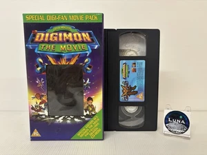 Digimon Movie VHS Video Tape Fox Kids Anime Cartoon No CD - Picture 1 of 2
