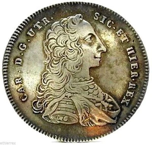 NAPOLI (CARLO III di Borbone) da 120 Grana 1750   - Picture 1 of 9