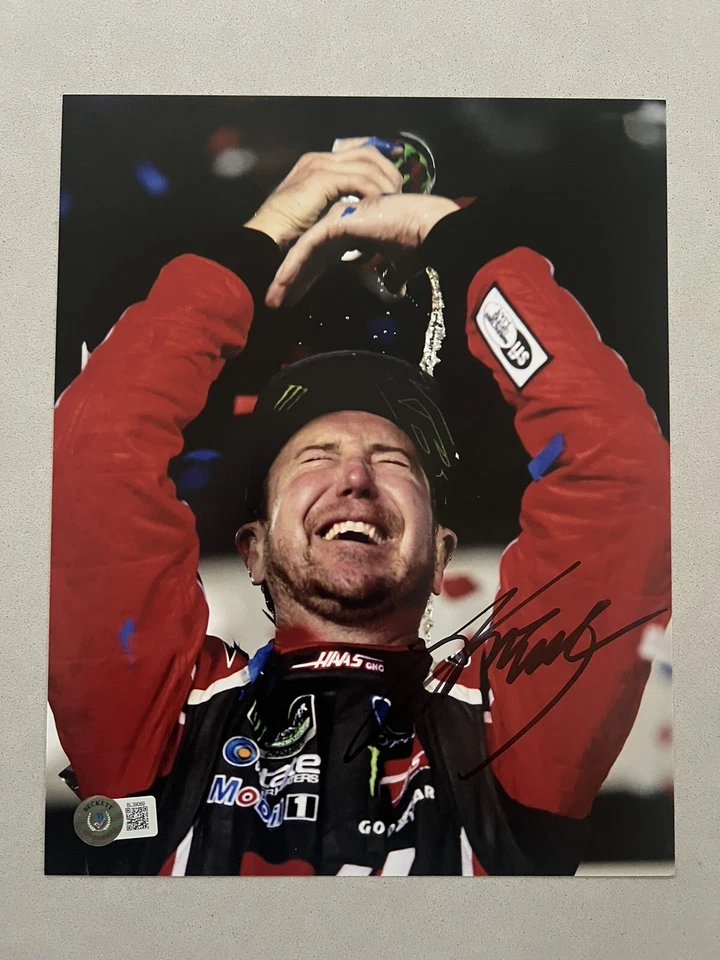 Kurt Busch autographed signed 8x10 photo Beckett BAS COA NASCAR Daytona Racing Foto 1 de 1
