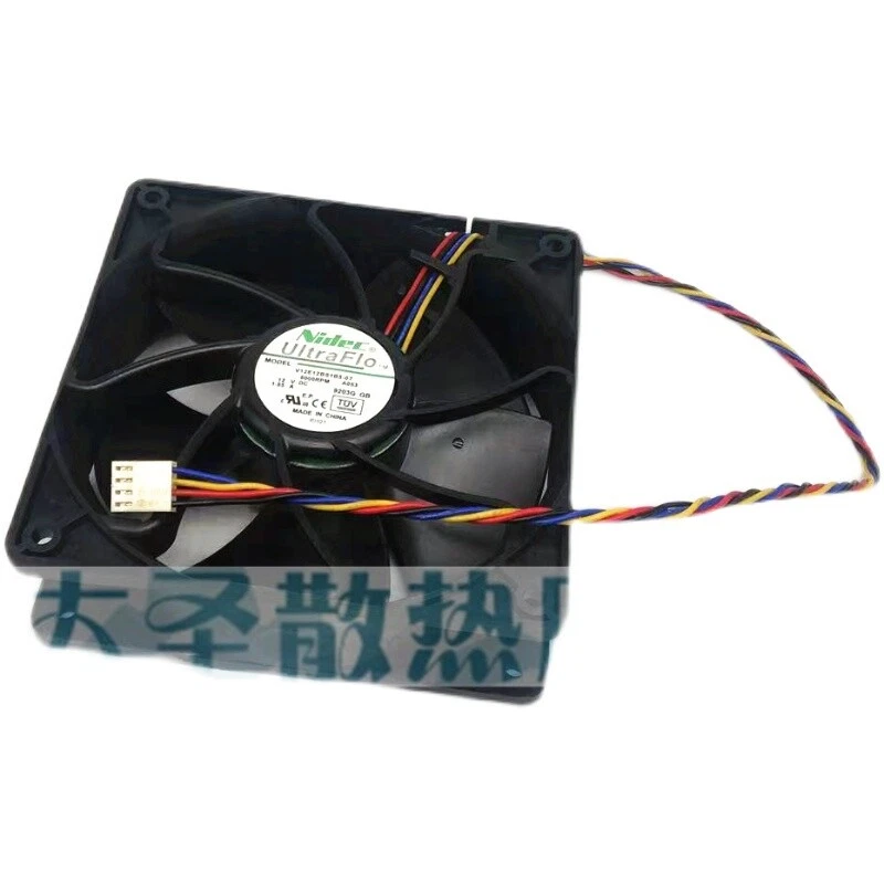 1pc Nidec Cooling Fan V12E12BS1B5-07 12V 1.85A 4-wire 120*120*38mm - Image 1 of 4