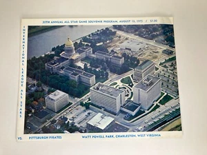 1975 International League All Star vs. Pittsburgh Pirates Program West Virginia - Picture 1 of 9