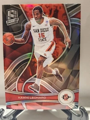 2022 Panini Chronicles Draft Spectra Silver Prizm Kawhi Leonard #28 LA Clippers - Image 1 of 2