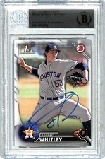 2016 Bowman Draft FORREST WHITLEY Rookie Signed Auto Card #BD55 BAS Slabbed