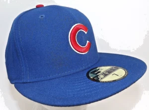 Chicago Cubs Mütze 7-5/8 New Era 59FIFTY Fitted Cap blau rot 7 5/8 MLB NEU - Bild 1 von 10