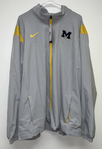 Nike Michigan Wolverines Football On-Field Sideline Jacket Size 3XL DN6238-007 Cover