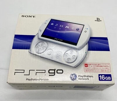Sony Playstation Portable PSP GO Pearl White PSP-N1000PW BOX Exc - Image 1 of 4