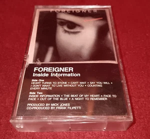 Foreigner Inside Information Cassette 1987 Atlantic 7 81808-4 Tested Read - Picture 1 of 4