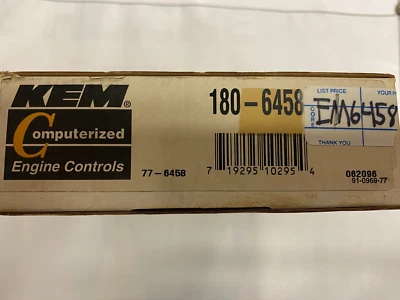 Kem EM6458 Electronic Control Module Reman 1226458 77-6458 88999116 ECC6458 - Image 1 of 4