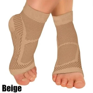 Ankle Brace Support Compression Sleeve Plantar Fasciitis Circulation Foot Socks+ - Picture 1 of 27