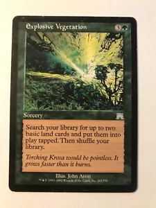 EXPLOSIVE VEGETATION Onslaught MTG Magic the Gathering LP - Bild 1 von 1