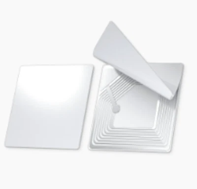 Etiqueta branca lisa tamanho 2.000 RF 31x32mm compatível com sistemas Checkpoint - Imagem 1 de 4