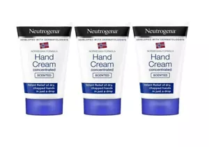 3x Neutrogena Concentrated Hand Cream Scented 50ml - Norwegian Formula - Picture 1 of 1