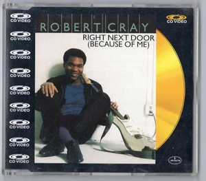 Robert Cray CDV CD-Video RIGHT NEXT DOOR 1988 UK 5-track PAL Mercury 080 056-2 - Picture 1 of 2