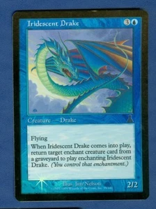 IRIDESCENT DRAKE uncommon FOIL 1999 Urza's Destiny MTG Unplayed NM - Picture 1 of 10
