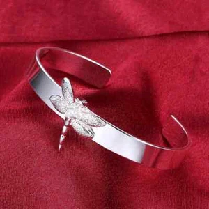 Brazalete suave de plata esterlina 925 DOTEFFIL joyería para mujer - Imagen 1 de 6