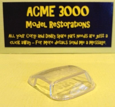 Corgi 319 Lotus Elan Coupe S2 HT Reproduction Repro Plastic Window Unit - Image 1 of 2