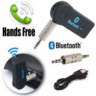Wireless Bluetooth 3.0 Audio Adapter Receiver + Mic Stereo Music Car 3.5mm AUX