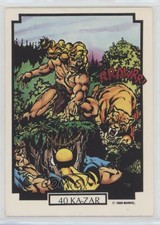 1989 Comic Images Marvel Best of John Byrne Ka-Zar #40 d8k