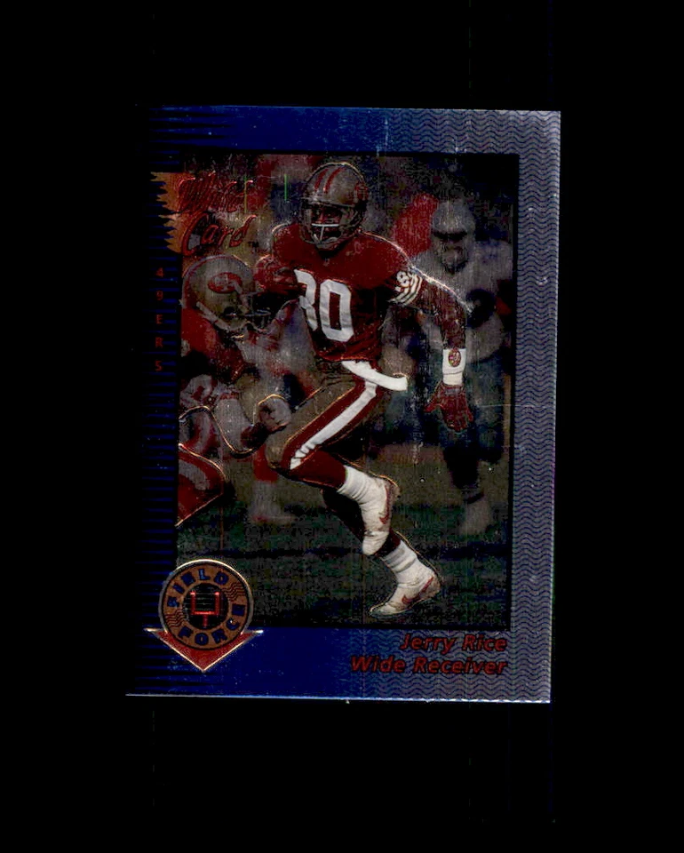 1993 Wild Card Field Force Superchrome #SCF-1 Jerry Rice San Francisco 49ers - Image 1 of 1