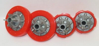 Vtg Micronauts 1977 Andromeda Horse WHEEL & HUB PARTS (LOT) ONLY Full Set of 4 - Image 1 of 4