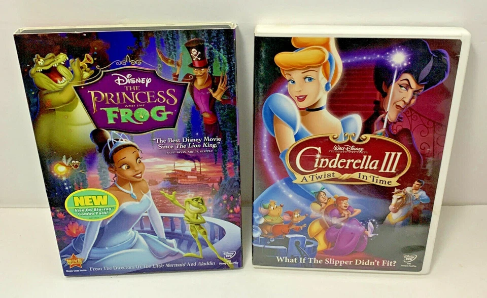 Disney Princess Dvds Princess And The Frog Cinderella III - Image 1 of 1