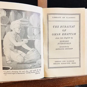 the rubaiyat of omar khayyam, 6” X 4” With Slip Case Library Classics , Collins - Picture 1 of 11