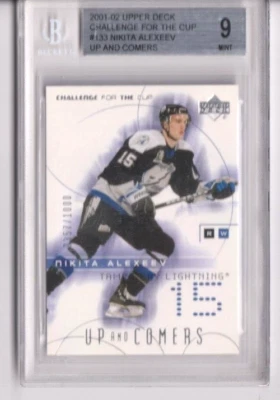 2001-02 Upper Deck Challenge For The Cup 133 Nikita Alexeev Lightning Beckett 9 - Image 1 of 2