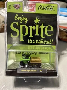 M2 MACHINES Coca-Cola SPRITE -1960 VW Single Cab Truck- GREEN FREE SHIP - Picture 1 of 8