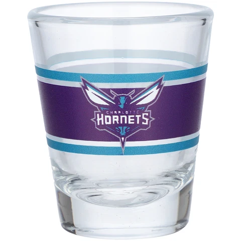 Charlotte Hornets 2oz. Stripe Shot Glass Cover