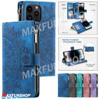 Case iPhone 15 14 13 12 11 Plus Pro Max X SE/8/7 Leather Cell Phone Protection Bag Case