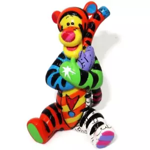 Disney Romero Britto Pop Art Mini TIGGER from Winnie the Pooh Figurine 3" - Picture 1 of 3