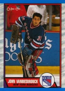 #114 John Vanbiesbrouck - New York Rangers - 1989-90 O-Pee-Chee Hockey - Picture 1 of 1
