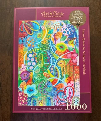 Rompecabezas de 1000 piezas Art & Fable "Nature Spirals" Nicholas Vardaxis - Completo Foto 1 de 4