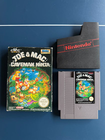 Joe and Mac caveman ninja - NES GAME w/BOX no Manual - Great Condition - TESTED