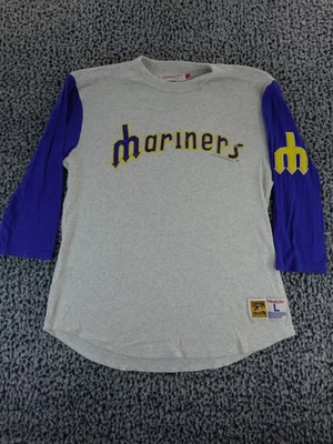 Vintage Seattle Mariners Mitchell & Ness  Cooperstown  Jersey Size Large - Image 1 of 4